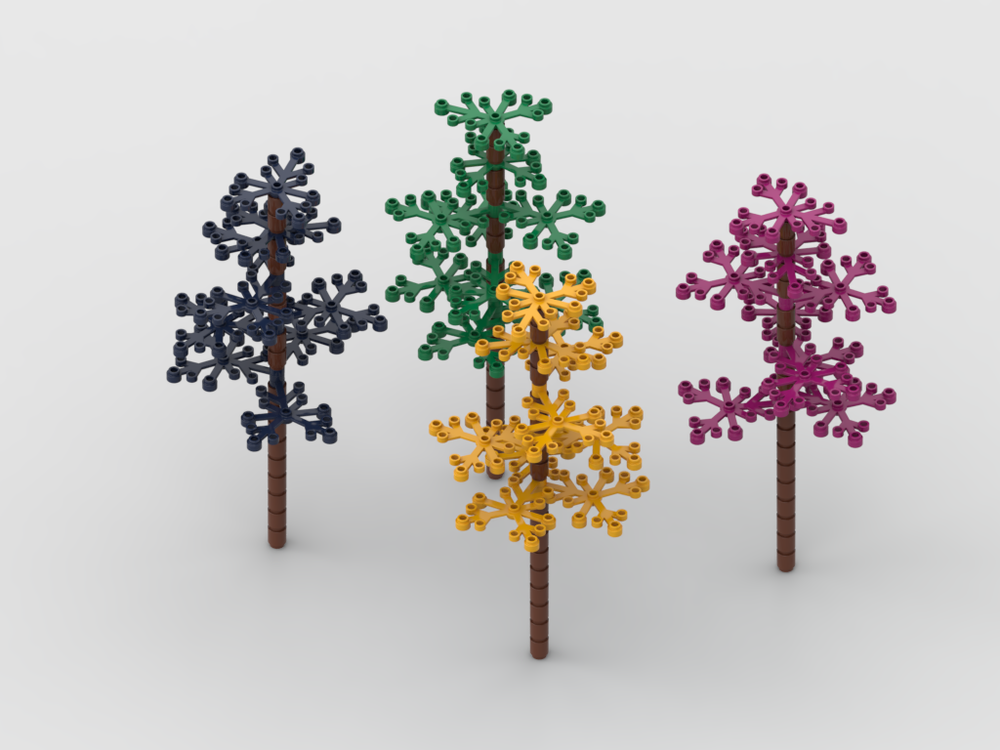 Lego Colorful Trees #4