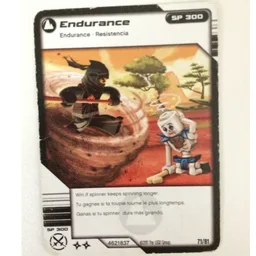 Trading Card, Ninjago Deck #1: 71 - Endurance - North American Version / [No Color/Any Color]