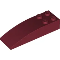 Brick Curved 6 x 2 / Dark Red
