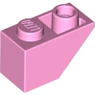 Brick Sloped Inverted 45° 2 x 1 / Bright Pink