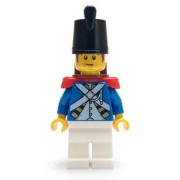 Soldier (Bluecoat) - Backpack, Red Epaulette, Reddish Brown Sideburns
