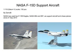 DamoB's NASA F-15D Eagle support aircraft