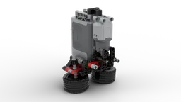 Upright 2-Wheel Lego Car