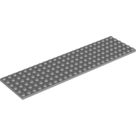 Lego Plate 6 x 24 / Light Bluish Gray