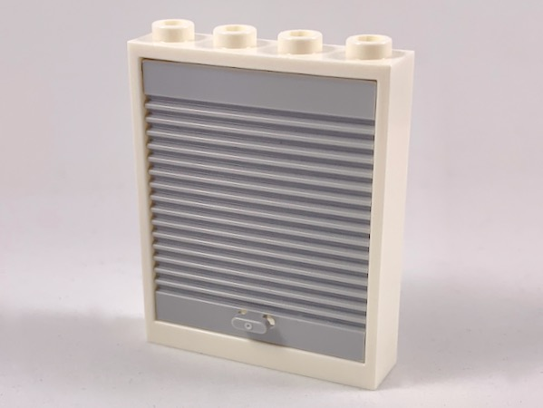 Lego Door, Frame 1 x 4 x 4 Lift with Light Bluish Gray Door (6154 / 6155)