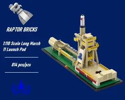 1:110 Scale Long March 11 Launch Pad