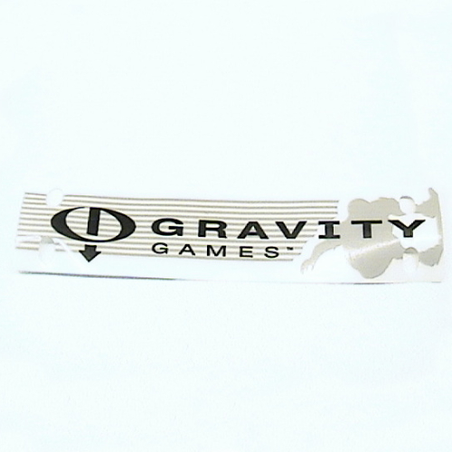 Lego Banner, 11 x 3 Rectangle, with Gravity Games Logo / White
