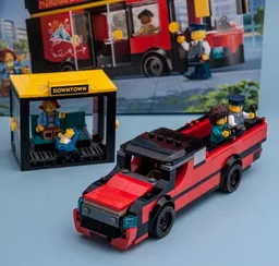 60407 Red Car Rebuild Model