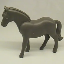 Belville, Animal, Horse, with Dark Orange Outlined Eyes with White Glint Print / Dark Gray