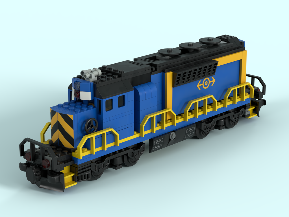 Lego SD40-2 Locomotive (Ex-60052-1)