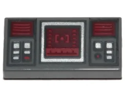 Tile 1 x 2 with Controls Print