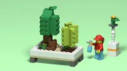 BYGGLEK Container Garden - Minecraft Style Trees