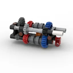 Simple 4 speed gearbox