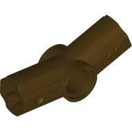 Technic Axle and Pin Connector Angled #3 - 157.5° / Dark Brown