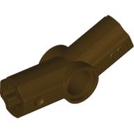 Lego Technic Axle and Pin Connector Angled #3 - 157.5° / Dark Brown