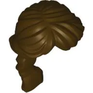 Hair Ponytail Long French Braided / Dark Brown