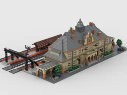 Neoclassical Train Station