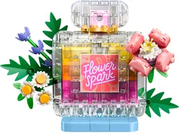 Floral Decor Perfume Bottle
