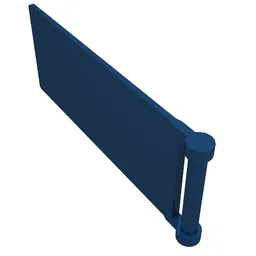 Flag 7 x 3 with Rod / Dark Blue