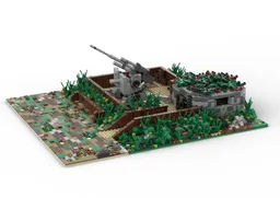 S3 Casermette with flak 88