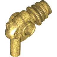 Lego Weapon Gun Ray / Sci Fi / Pearl Gold
