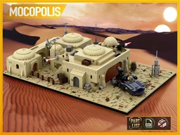 LEGO MOC SW Tatooine Mos Eisley Cantina #3 | PDF instructions (NO PARTS)
