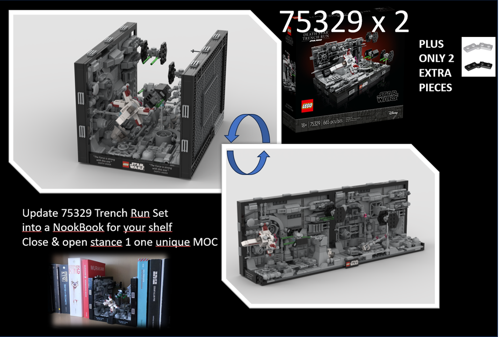 Lego Trench Run BookNook 75329