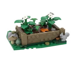 Lush Raised Garden Bed: An Expansion for Set A-Frame Cabin, 21338