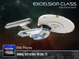Excelsior Class Starship - Star Trek III The Search for Spock