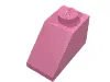 Brick Sloped 45° 2 x 1 with Bottom Pin / Medium Dark Pink