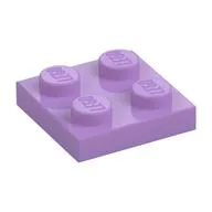 Plate 2 x 2 / Medium Lavender