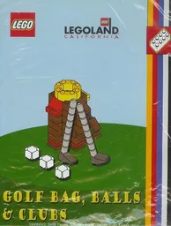 Golf Bag, Balls & Clubs (Legoland California)