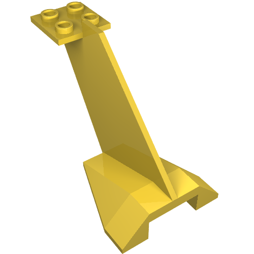 Lego Tail Wedge / Yellow
