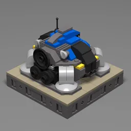Mini Starcraft II Terran Command Center