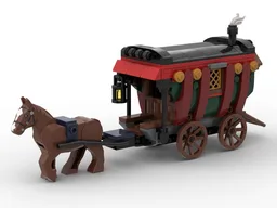 Gypsy Caravan - Romany wagon - (medieval castle size)