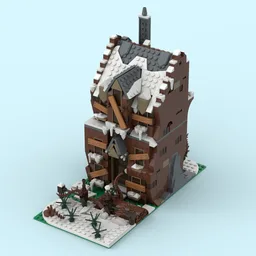 Modular Abandoned House Modification 76407