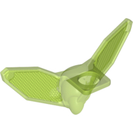 Lego Minifig Neckwear Wings Insect / Trans-Bright Green