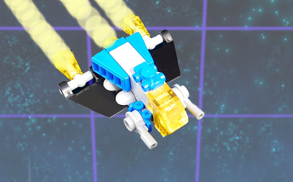 Lego Classic Space Micro Scale Jumpship