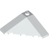 Brick Wedged, Sloped 18° 4 x 4 Corner / White