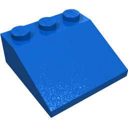 Brick Sloped 33° 3 x 3 / Blue