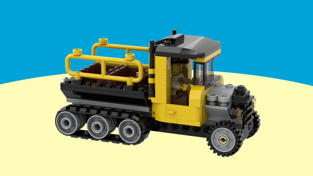 Lego Adventurers - Johnny Thunder's Half-Track (Dragon Fortress 7419)