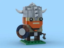 Brick-built Warrior: Viking Raider