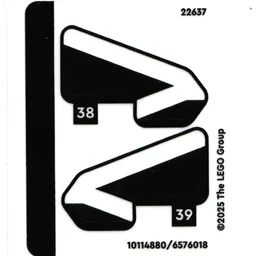 Sticker Sheet 2 for Set 42214-1 / [No Color/Any Color]