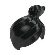 Hair Ponytail Off-center [Plain] / Black