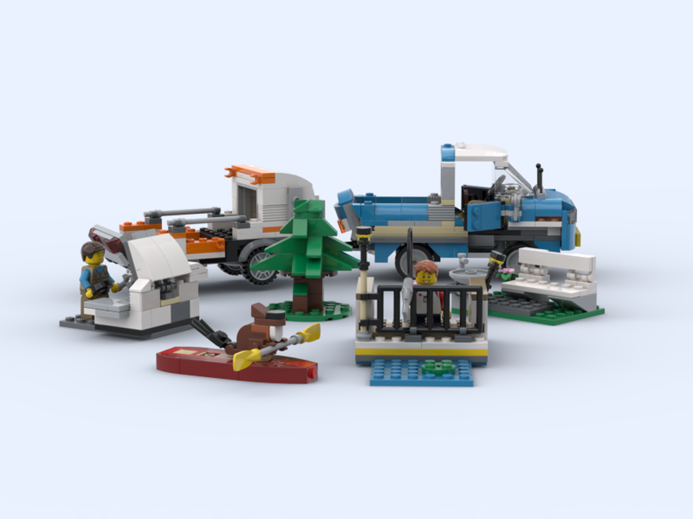 Lego Truck Family Vacation