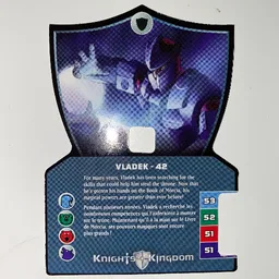 Trading Card, Knights Kingdom II, Vladek - 42 / [No Color/Any Color]
