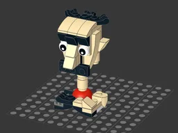 Old man head
