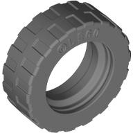 Lego Tyre 17.5 x 6 with Shallow Staggered Treads / Milky White
