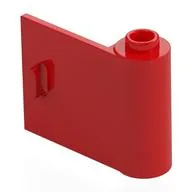 Door 1 x 3 x 2 Right - Open Between Top and Bottom Hinge / Bright Light Blue