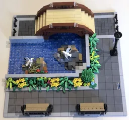 Modular Bridge - Bird on Rocks